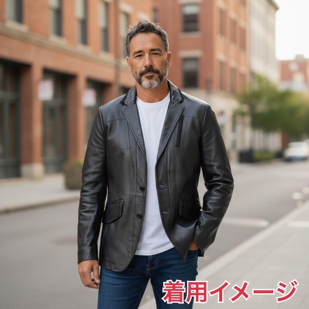 ‼️冬物値下げ‼️ barassi バラシ ミラノ ジャケット ラム革 ブラック