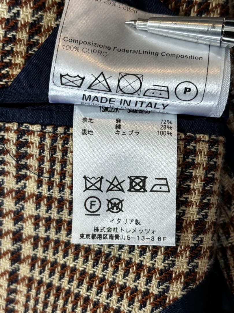 ⭐️ヒロさま専用【美品、近年モデル】TAGLIATORE リネン混 ジャケット