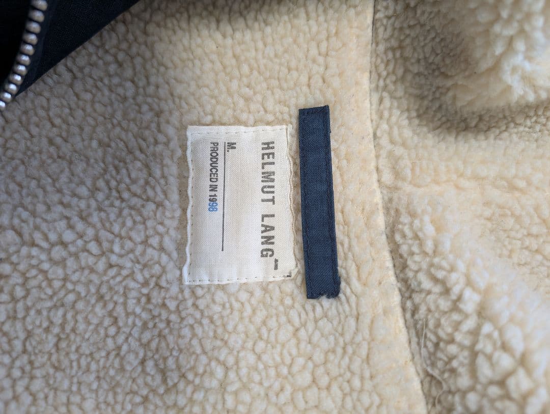 HELMUT LANG 1998年ダークブルー モッズコート