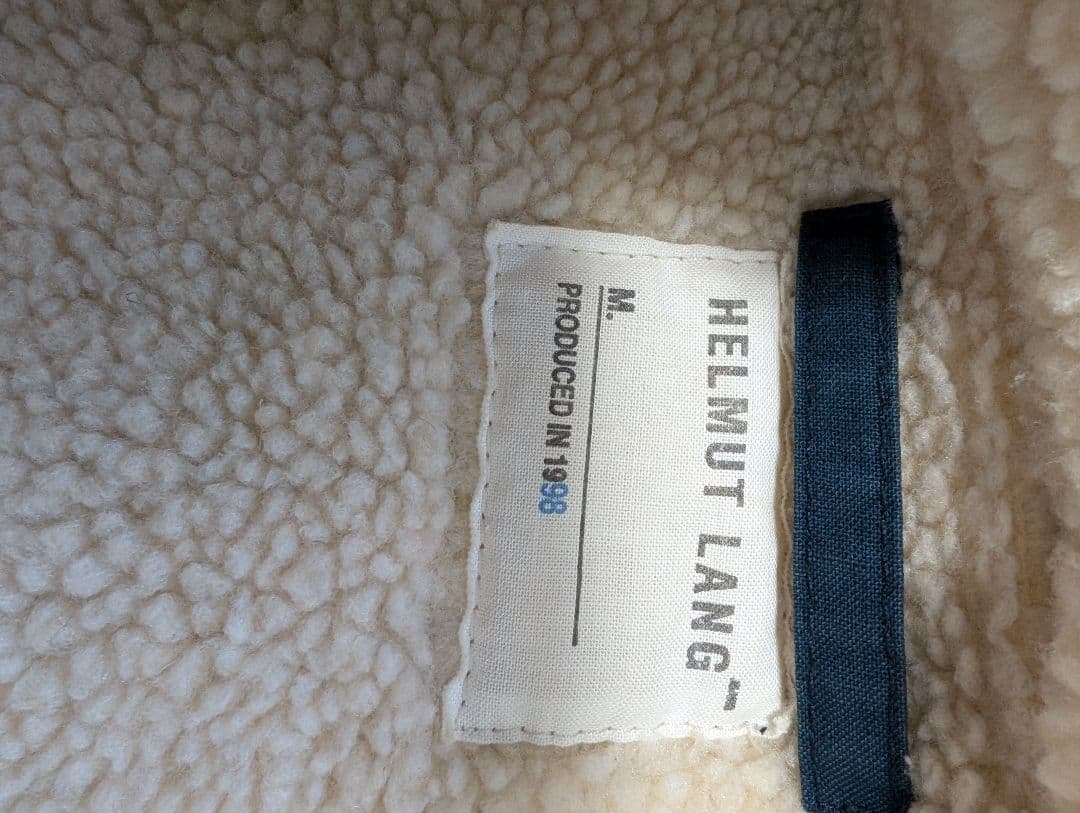 HELMUT LANG 1998年ダークブルー モッズコート