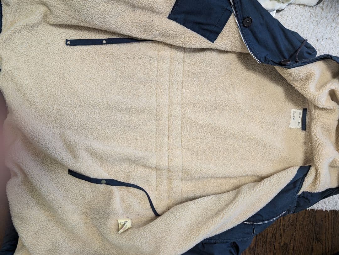 HELMUT LANG 1998年ダークブルー モッズコート