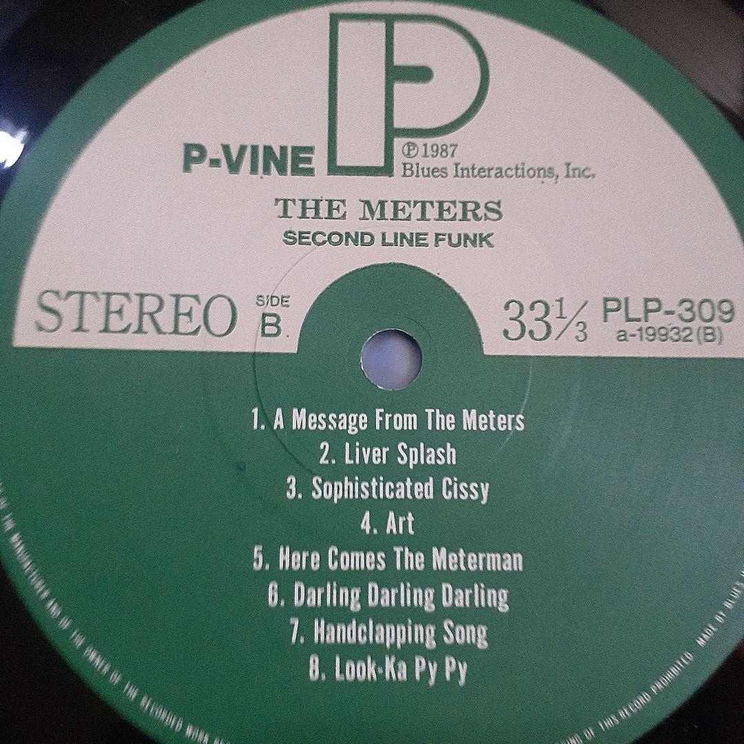 洋楽 THE METERS second line funk vinyl