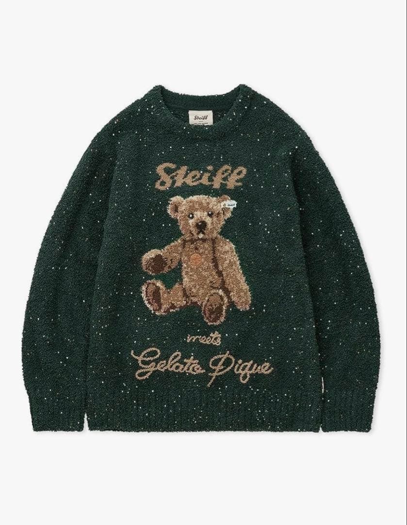 Steiff × Gelato Pique テディベアセーター 上のみ
