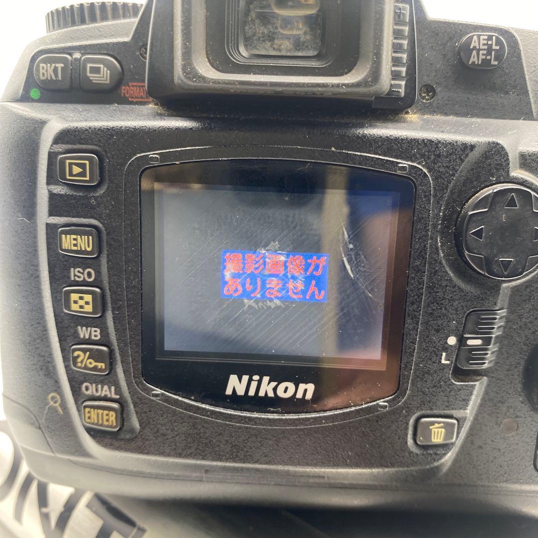 NIKON デヂタル一眼レフカメラ　純正品レンズ付属