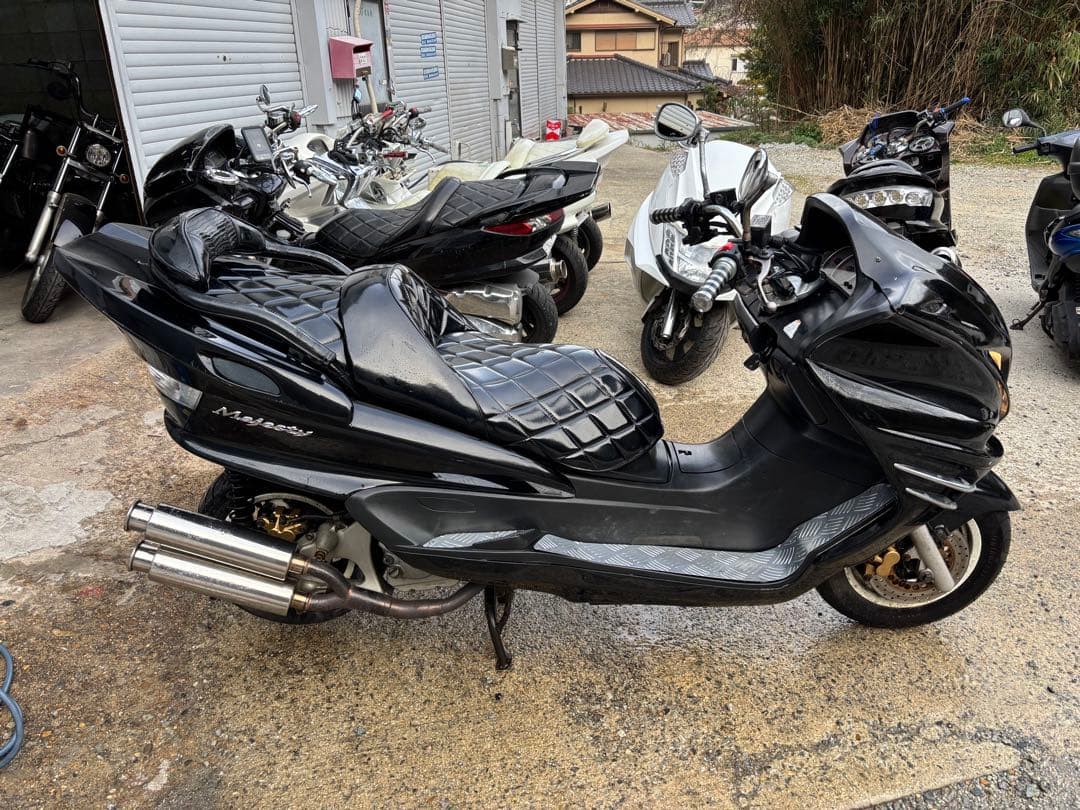 【YAMAHA マジェスティSG03 実働　ブラックフルエアロカスタム
