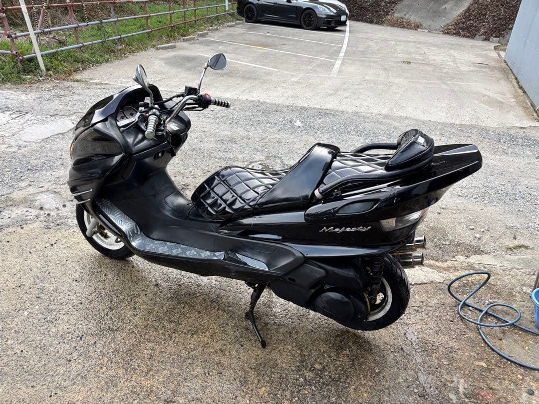 【YAMAHA マジェスティSG03 実働　ブラックフルエアロカスタム
