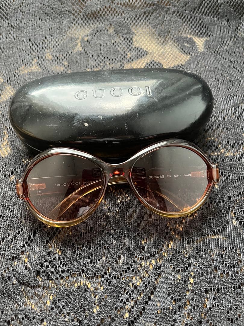 【最終値下げ】GUCCIグッチ　サングラス美品ケース付き