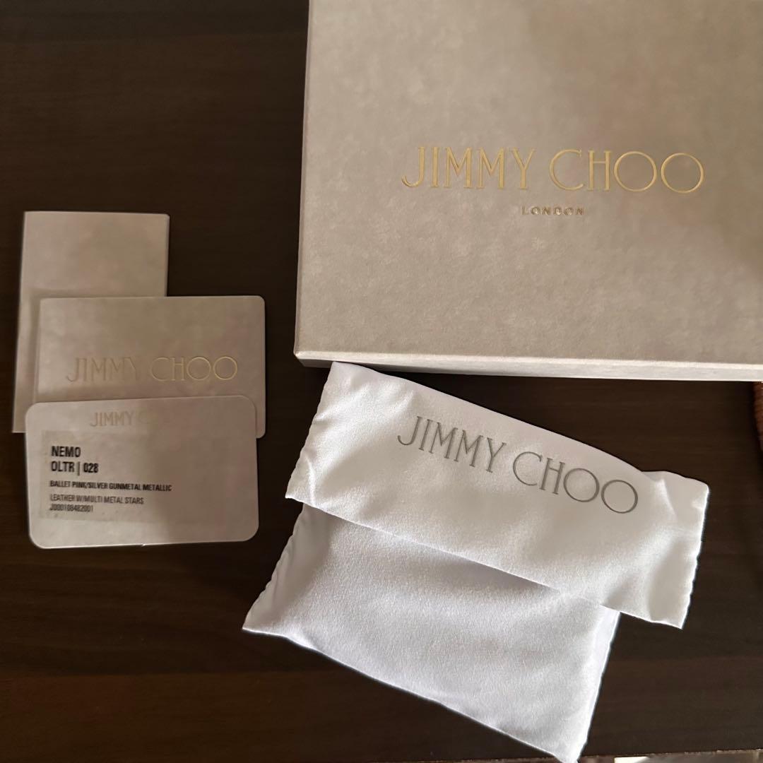 【新品】JIMMY CHOO ジミーチュウ 三つ折り財布 スタッズ レディース