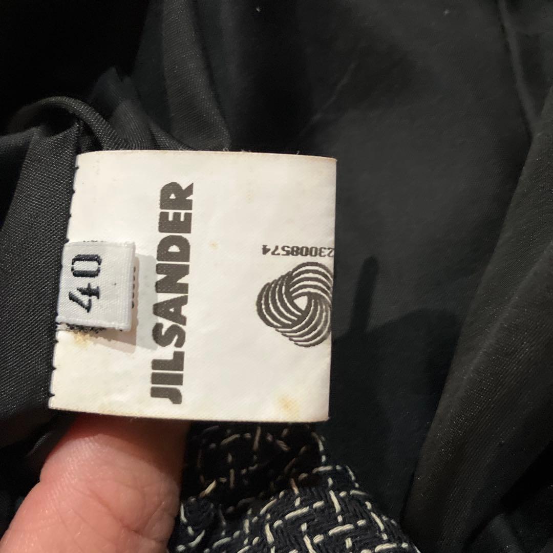 【最終値下げ】JIL SANDER チェック柄 ジャケット 訳あり
