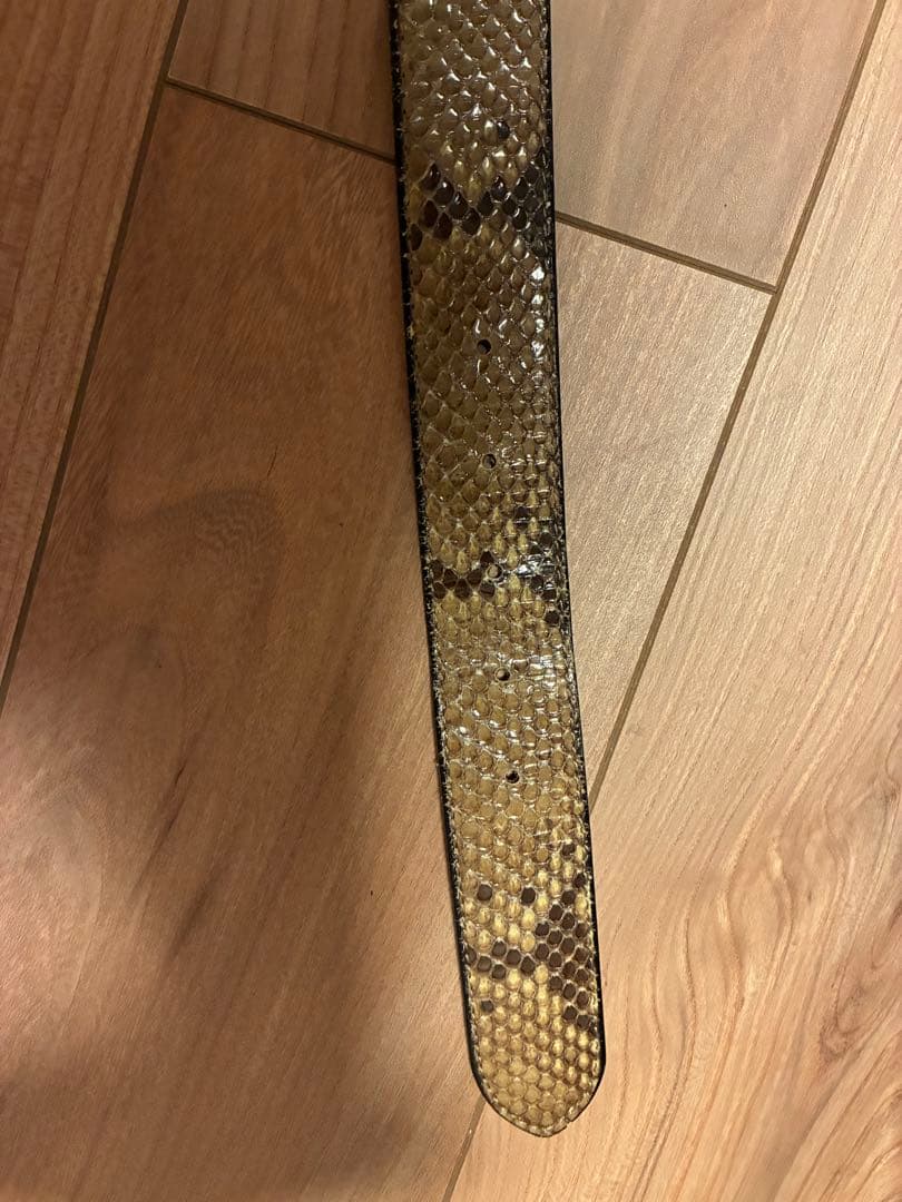 スーツ WACKO MARIA PYTHON LEATHER BELT