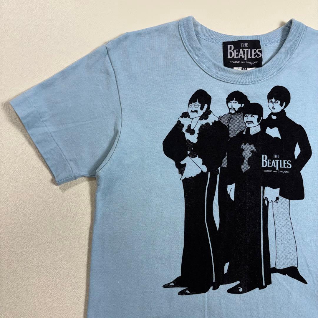 コムデギャルソン ビートルズ Tシャツ AD2012 アーカイブ 水色 コラボ