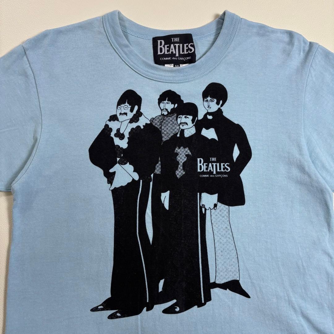 コムデギャルソン ビートルズ Tシャツ AD2012 アーカイブ 水色 コラボ
