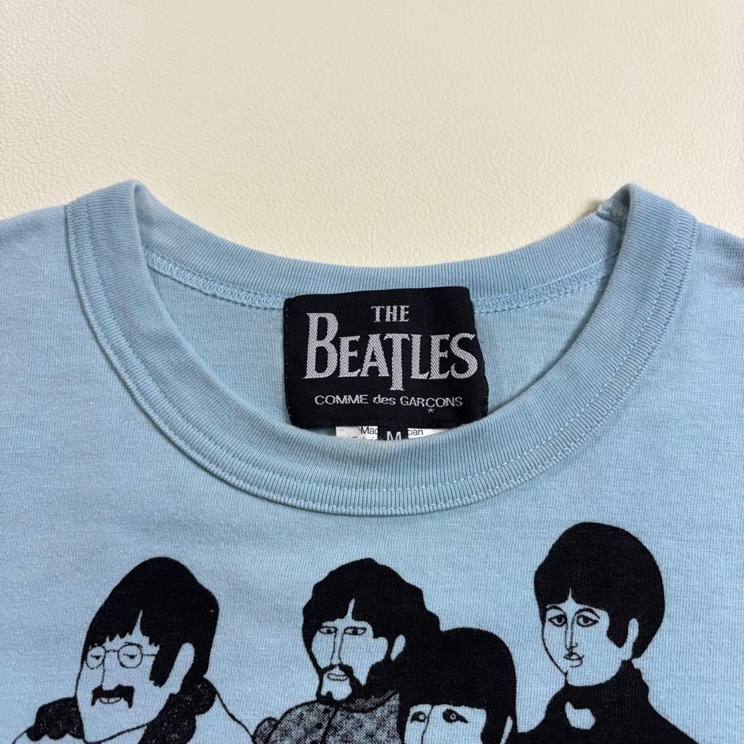 コムデギャルソン ビートルズ Tシャツ AD2012 アーカイブ 水色 コラボ