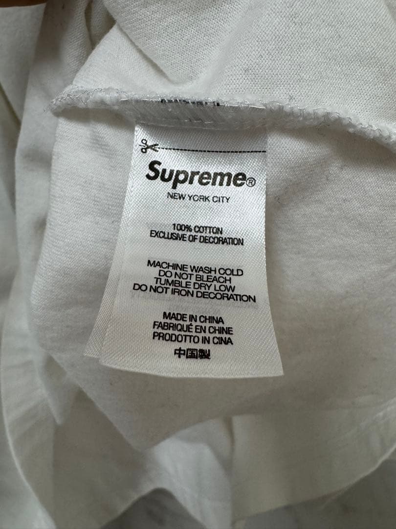 supreme 定番ホワイトロンT