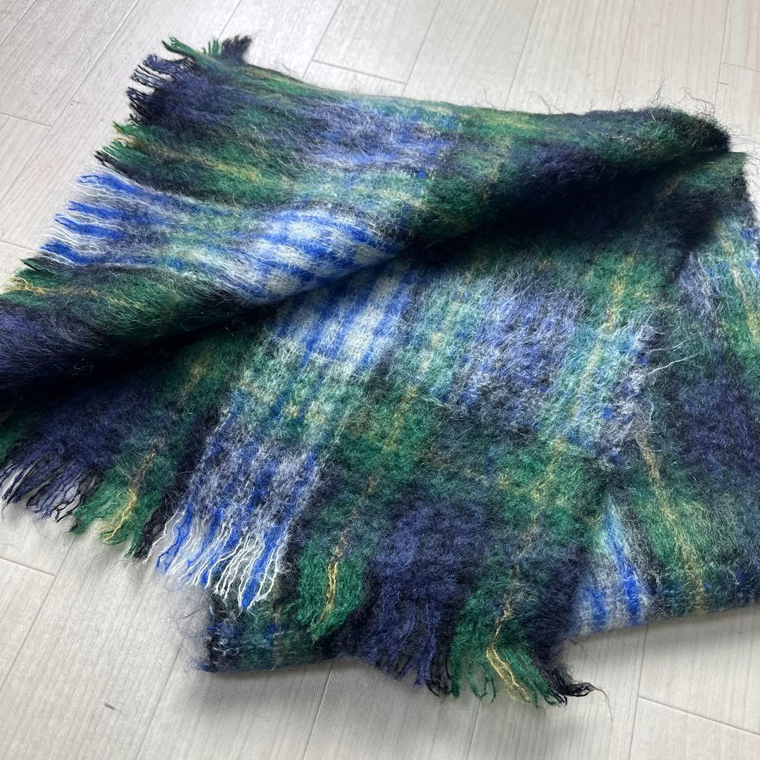【新品】GLEN TARFF モヘア混大判マフラースコットランド製