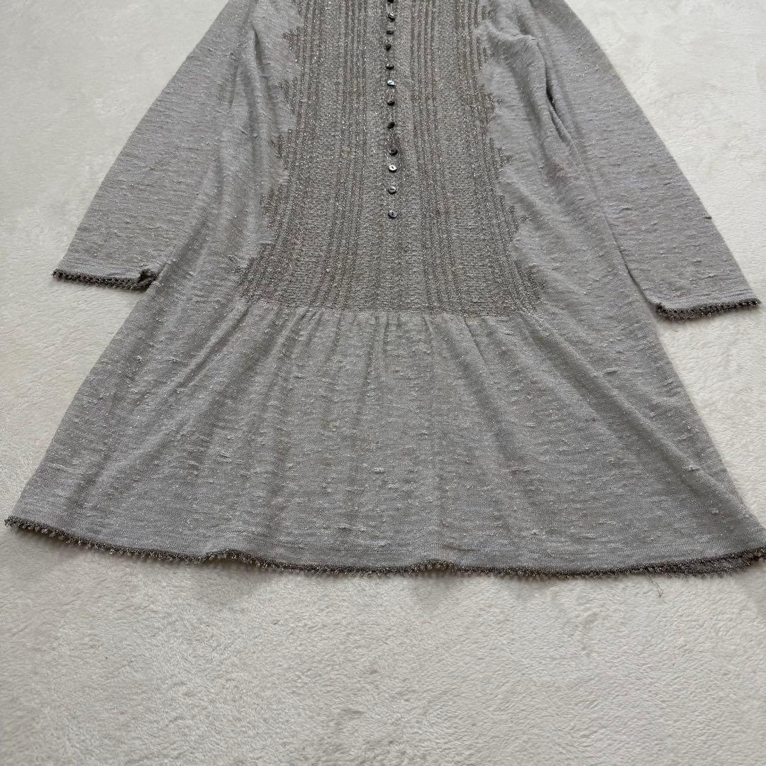 haat ISSEY MIYAKE ラメ デザイン ワンピース 2