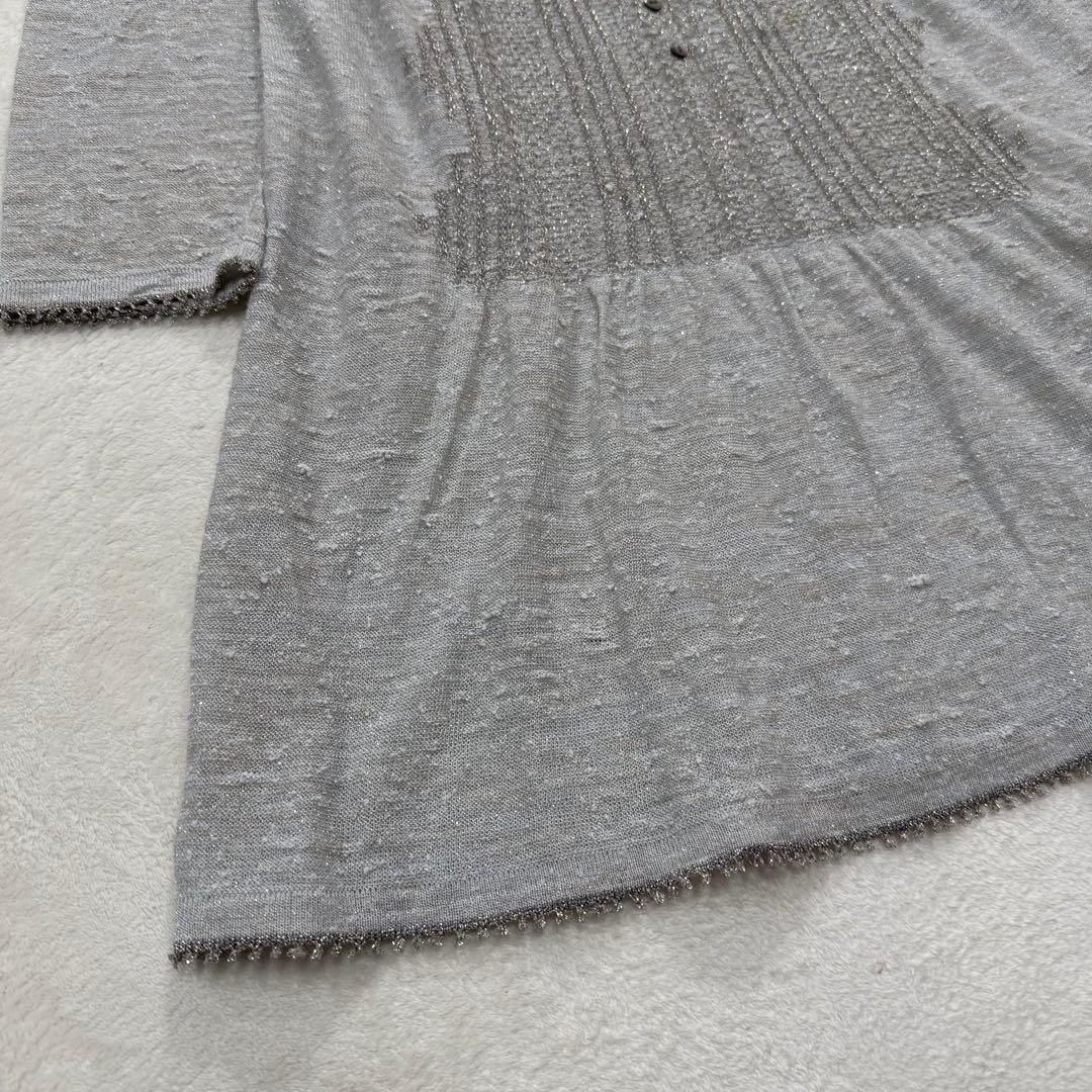haat ISSEY MIYAKE ラメ デザイン ワンピース 2