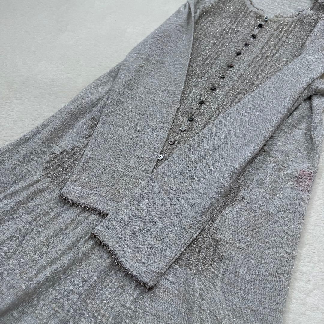 haat ISSEY MIYAKE ラメ デザイン ワンピース 2