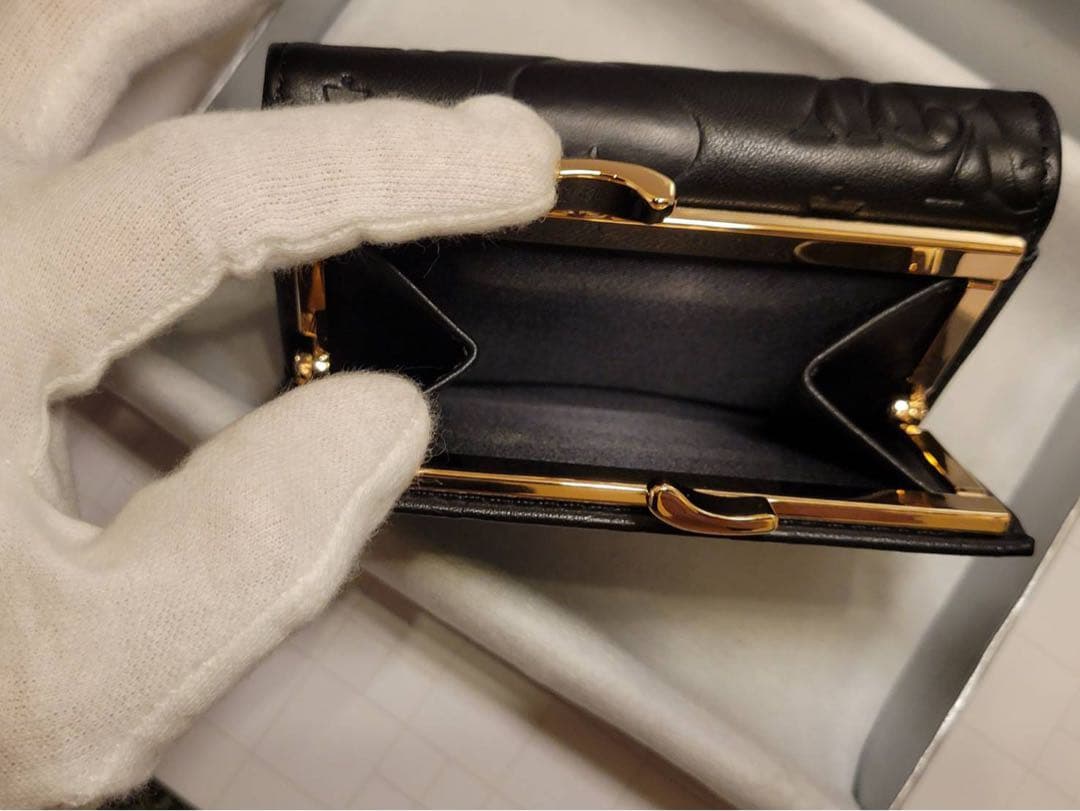 新品 Vivienne Westwood 三つ折り財布 BLACK