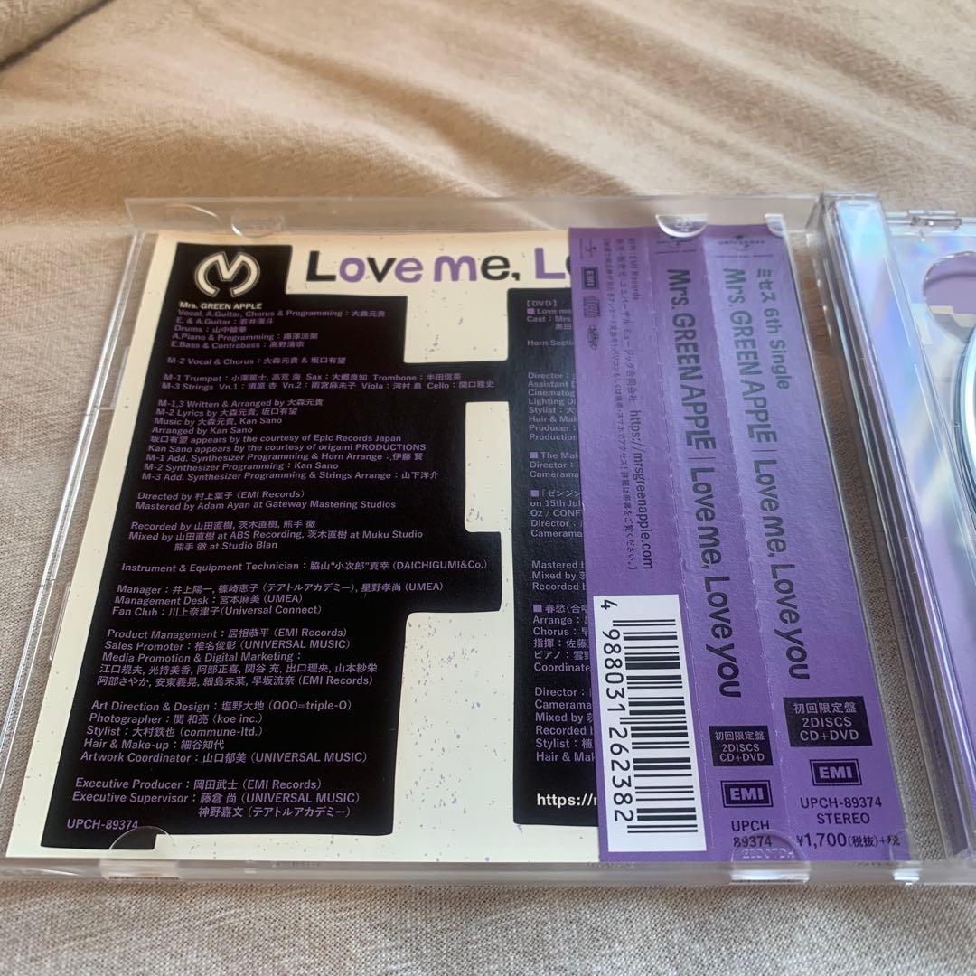 Mrs. GREEN APPLE Love me,Love you 初回限定盤