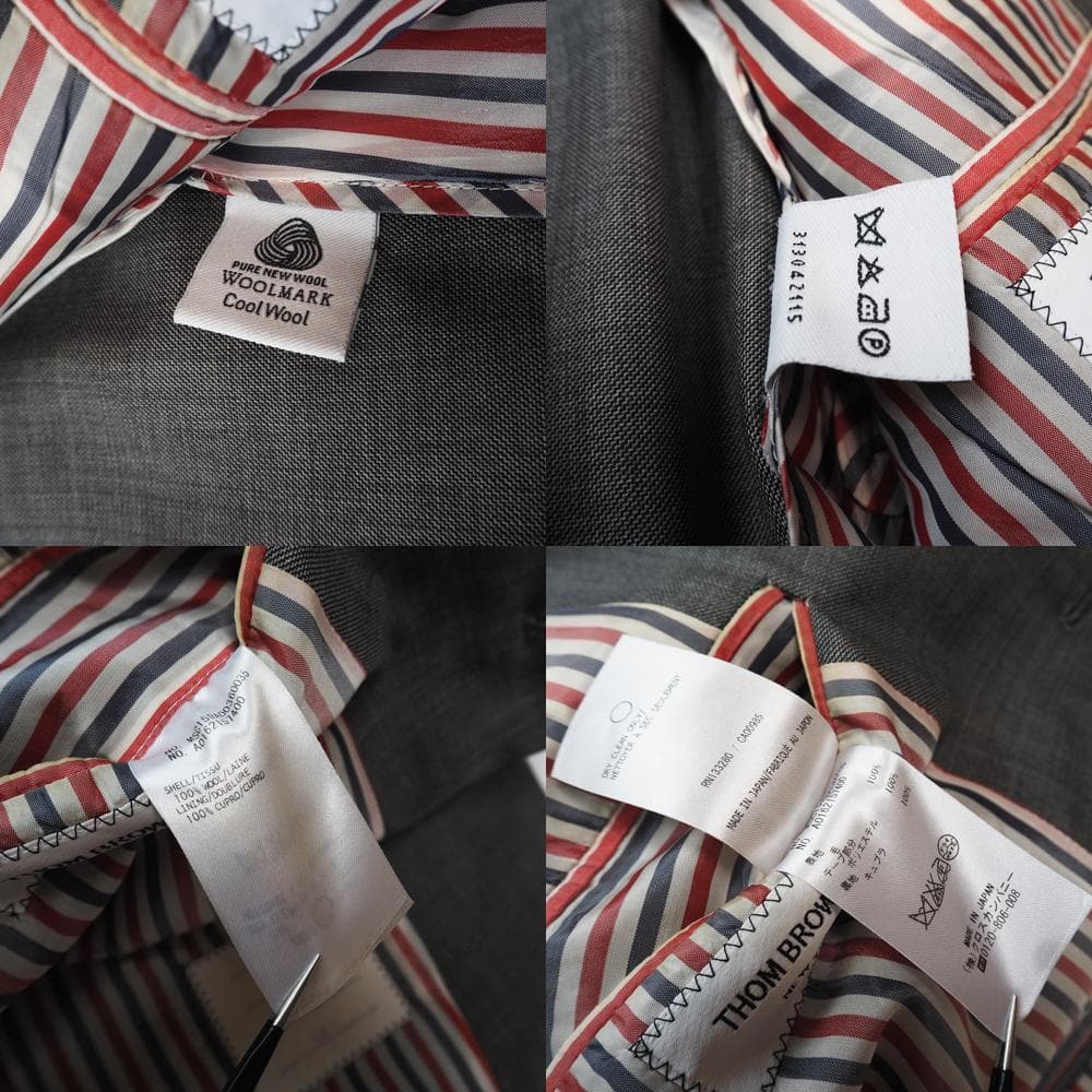 THOM BROWNE. NEW YORK クロスカンパニー期 段返りジャケット