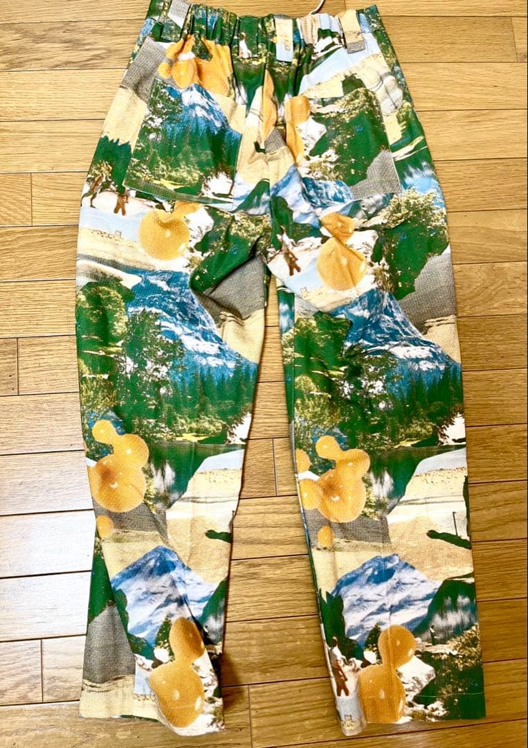 【つき】22AW WATARU TOMINAGA 転写パンツ