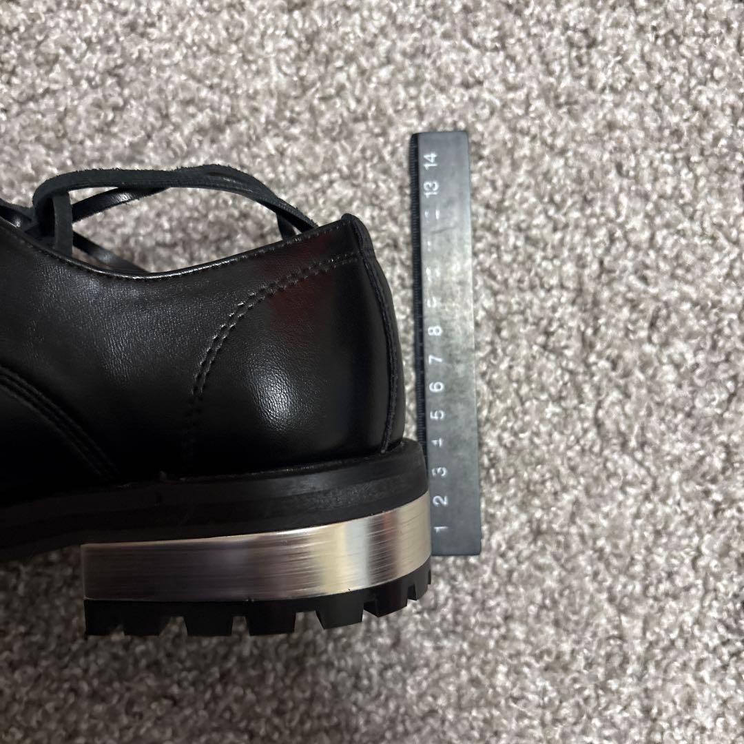 靴 Y2K jking black derby shoes mode