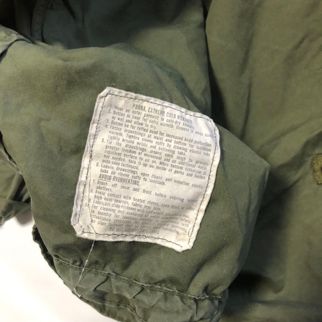 美品 フルセット 70s US ARMY 米軍実物M-65 モッズコート