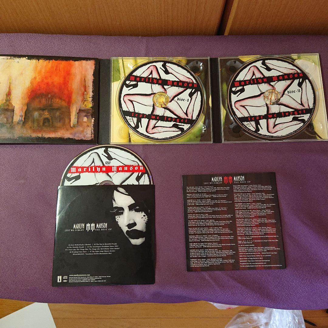 ミュージック Marilyn Manson / Lest We Forget 2CD+DVD