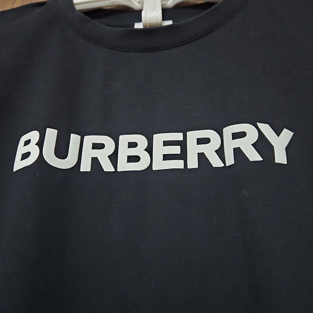 バーバリー Tシャツ ロゴ ブラック 型番8055307 サイズL