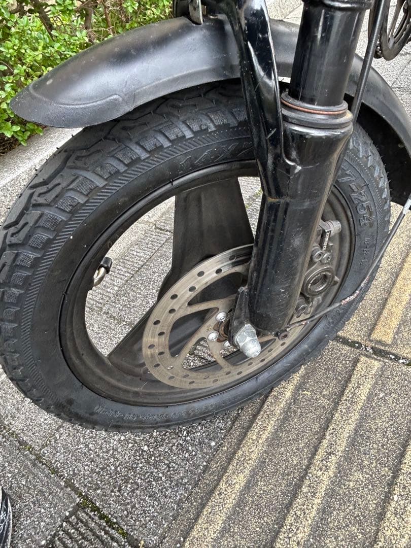 モペット電動自転車 折りたたみ式 ブラック京都市内なら直接引き取り可能 ジャンク