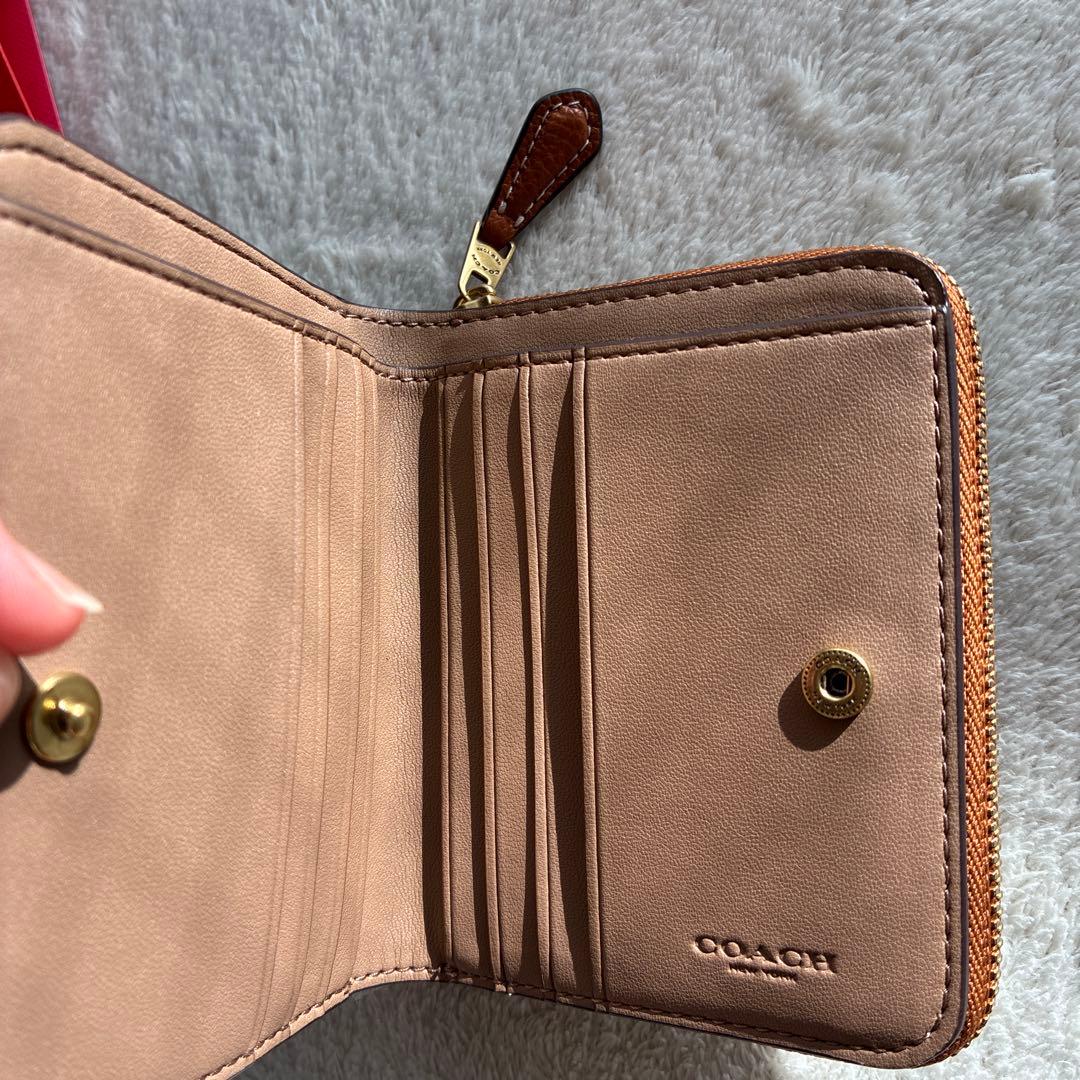 COACH ビルフォールド ウォレット・ホース アンド キャリッジ プリント