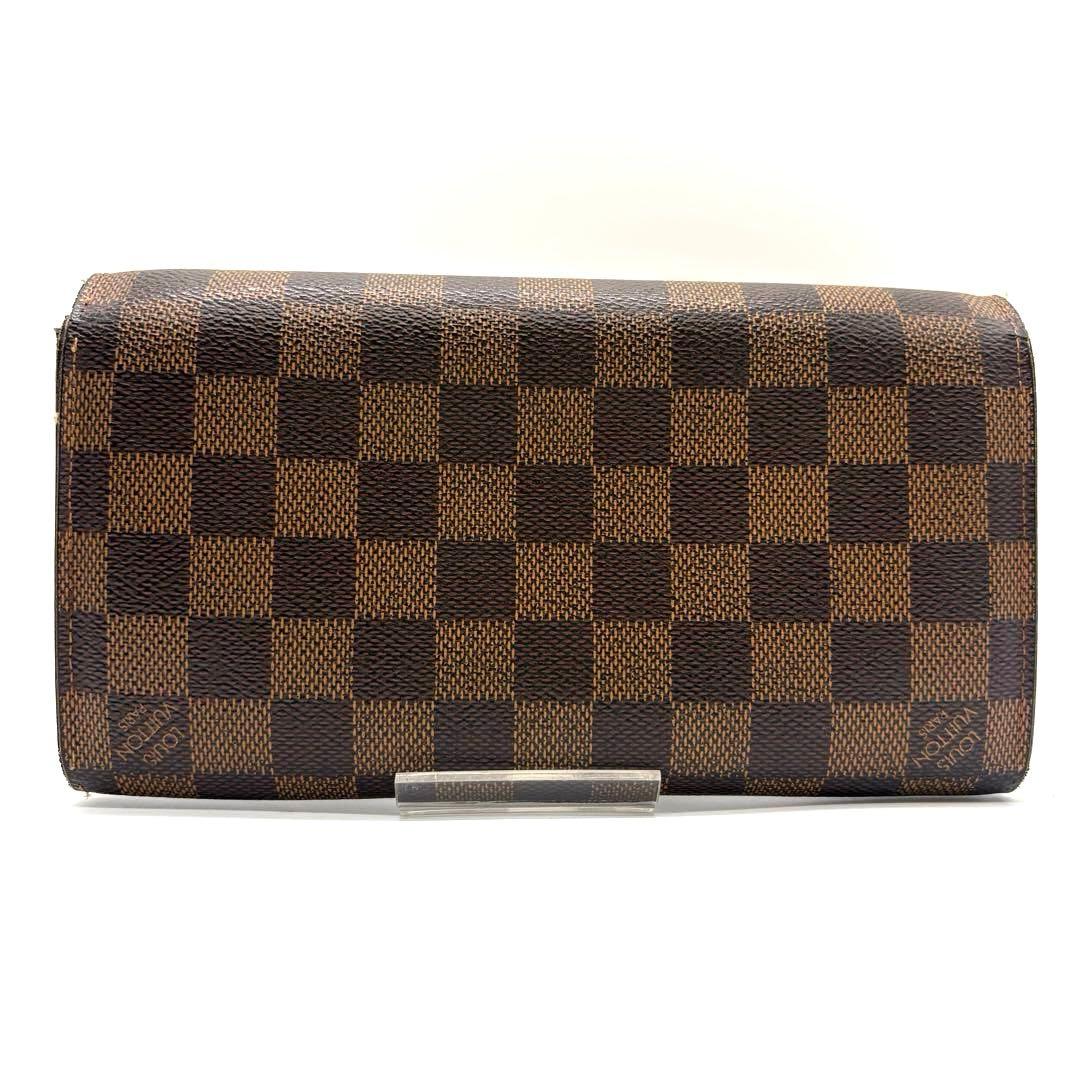 美品✨　ルイヴィトン　ダミエ エベヌ ポルトフォイユ ローズベリー 長財布