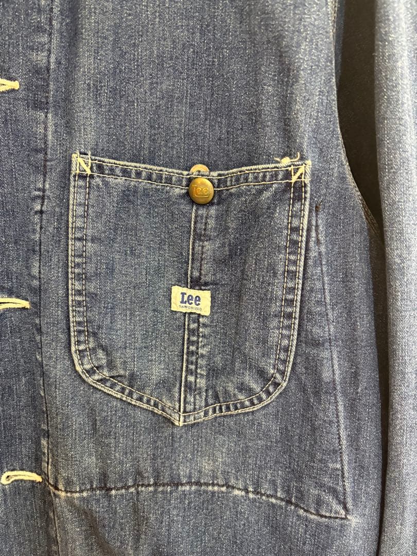 Lee 91J 復刻 ダークブルー カバーオール