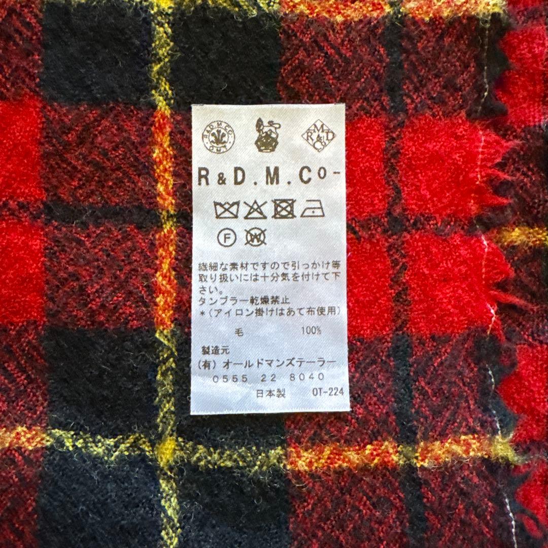 オールドマンズテーラー　ウール タータンチェック ブランケット
