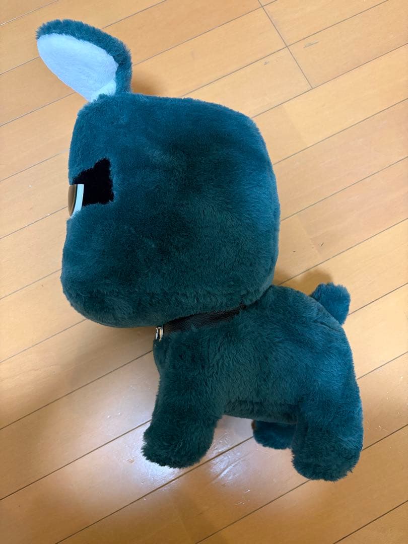 三菱自動車 デリカミニ 特大 デリ丸 BIG ぬいぐるみ 緑色 非売品