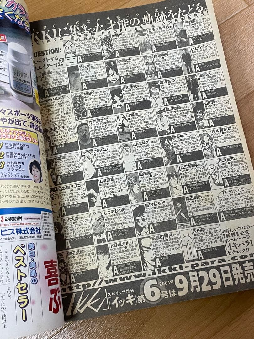 スピリッツ増刊 IKKI 月刊 イッキ 2001年5号
