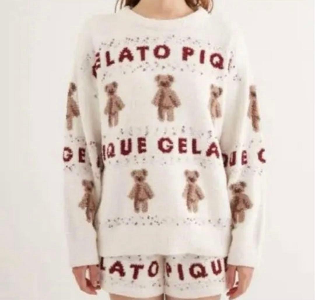 GELATO PIQUE ベア 上下セット ルームウェア ホリデー限定