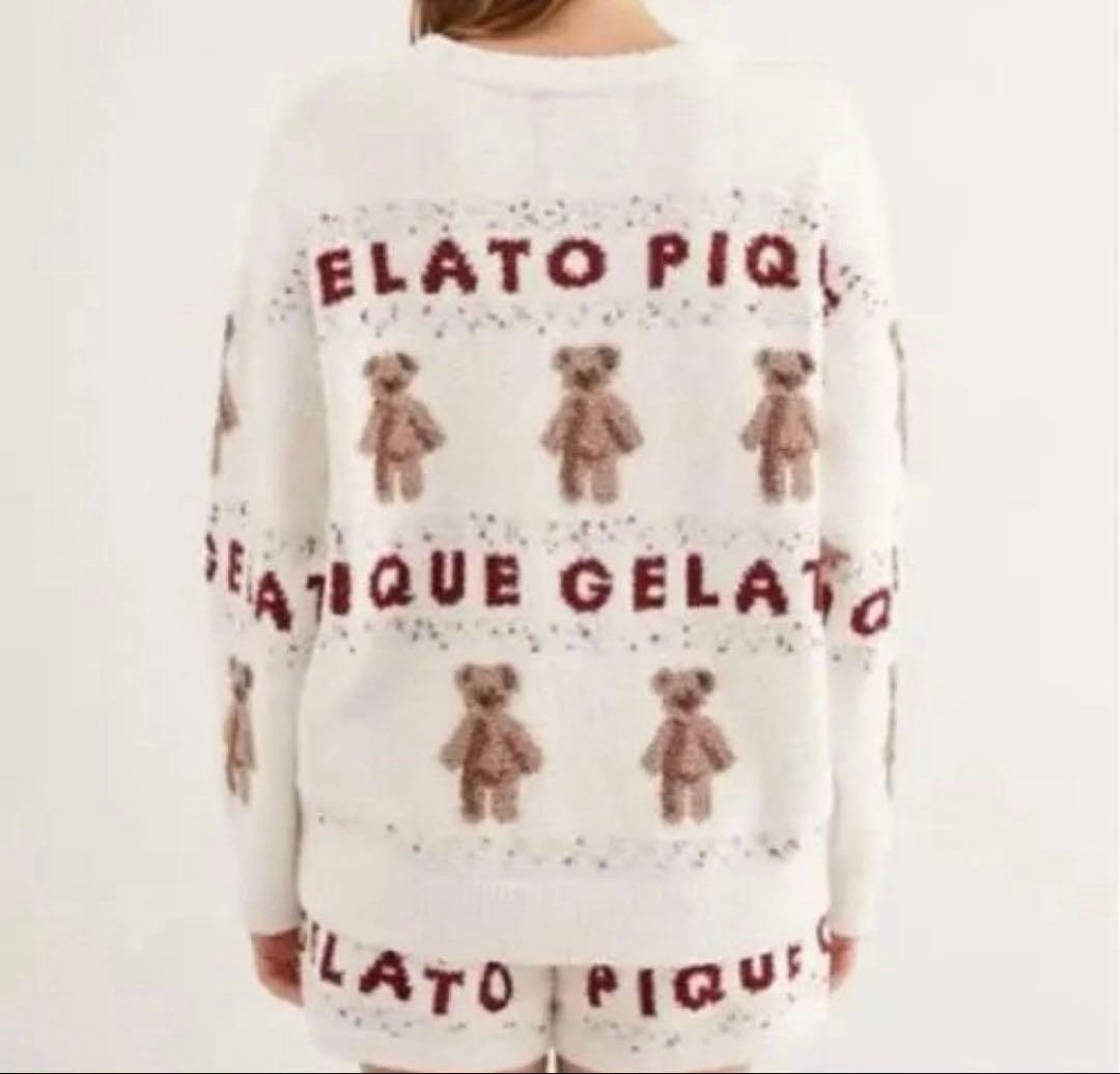 GELATO PIQUE ベア 上下セット ルームウェア ホリデー限定