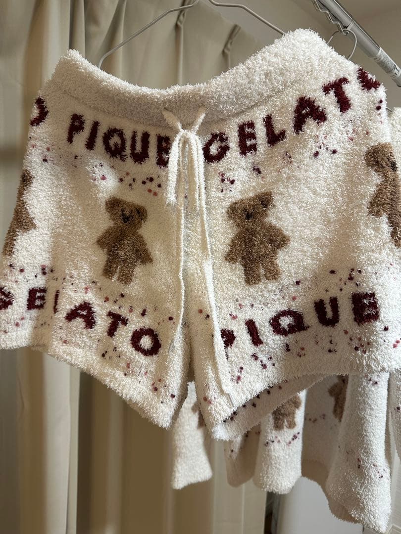 GELATO PIQUE ベア 上下セット ルームウェア ホリデー限定