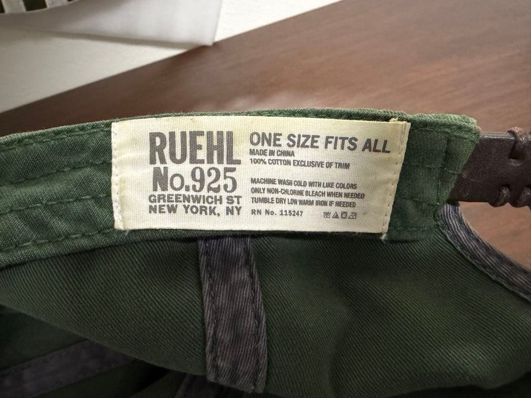 RUEHL No.925キャップ