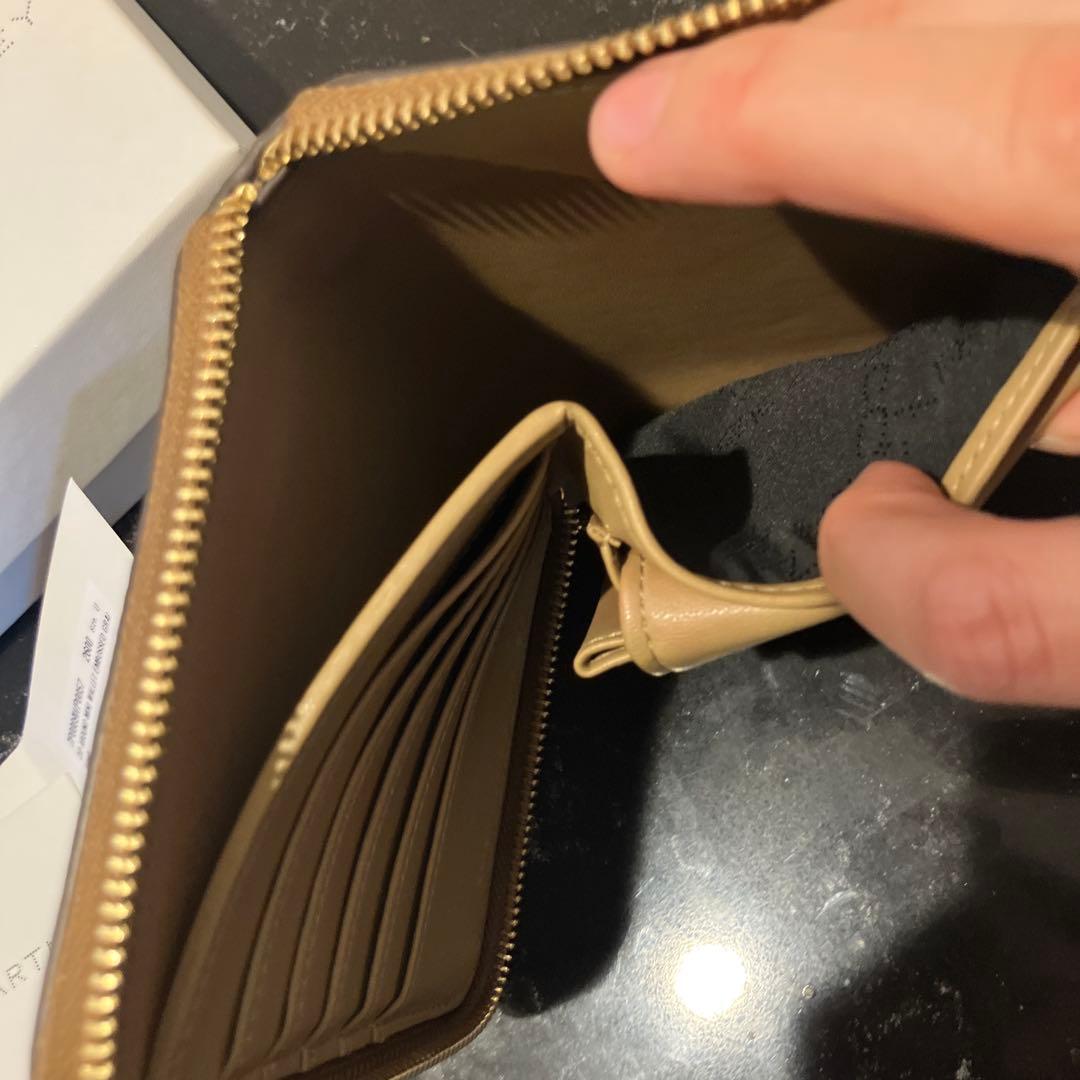 【値下げ】STELLA McCARTNEY 二つ折り財布 ベージュ