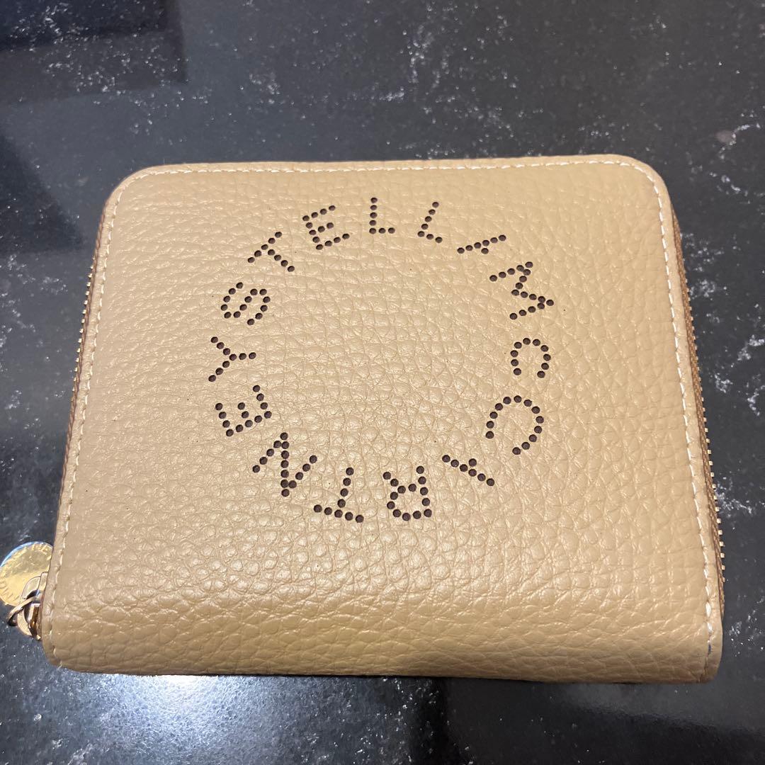 【値下げ】STELLA McCARTNEY 二つ折り財布 ベージュ
