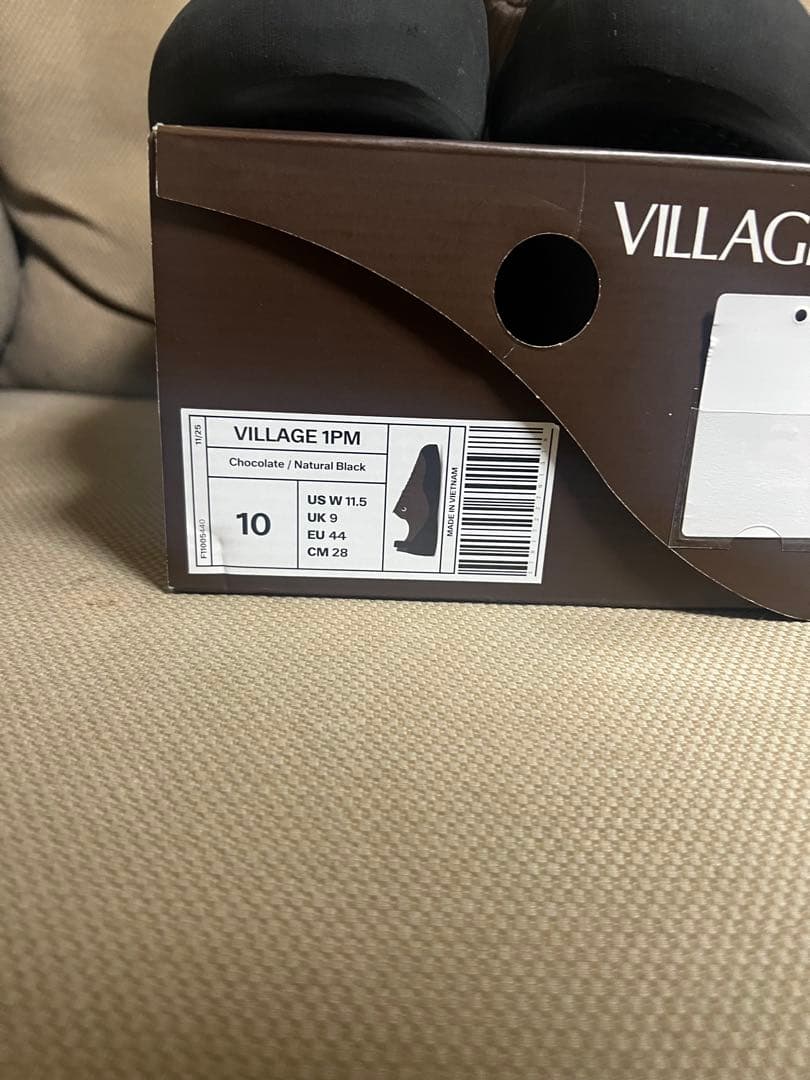 28cm　VILLAGE PM 1PM 26SS 茶　スニーカー　新品