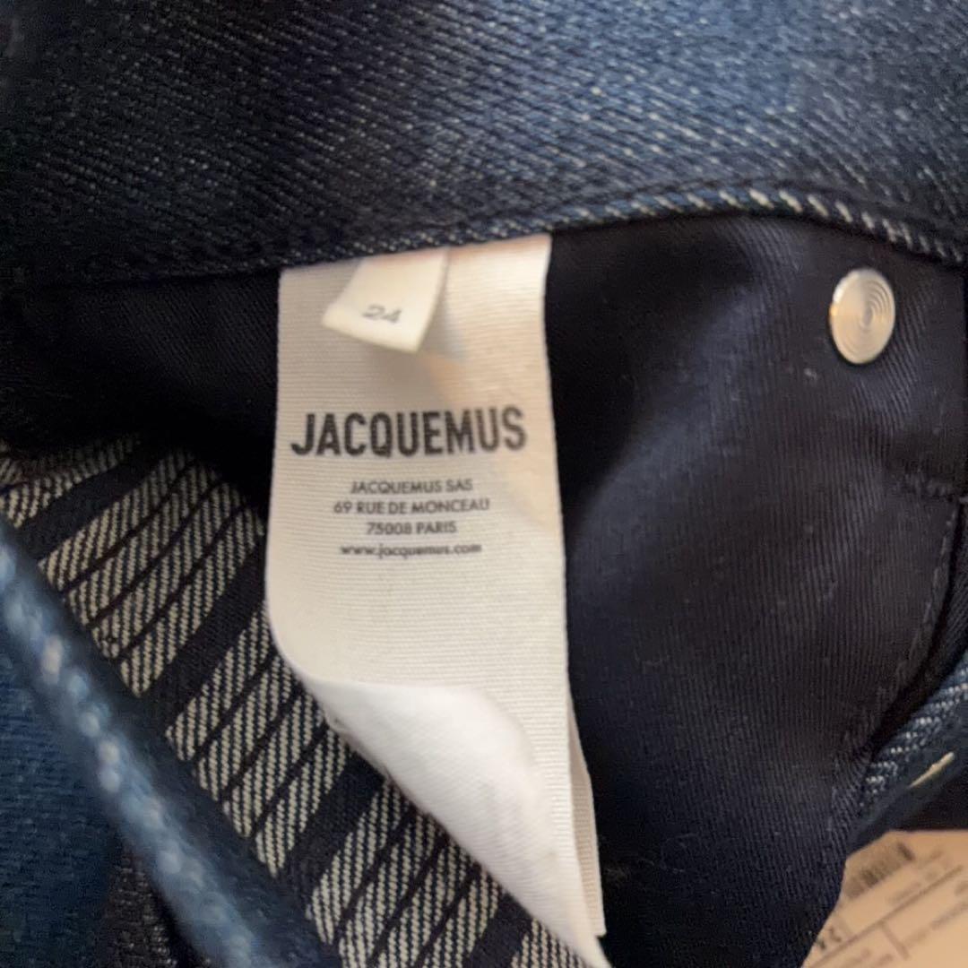み*様 【新品未使用】JACQUEMUS デニムパンツ　ストライプ　24