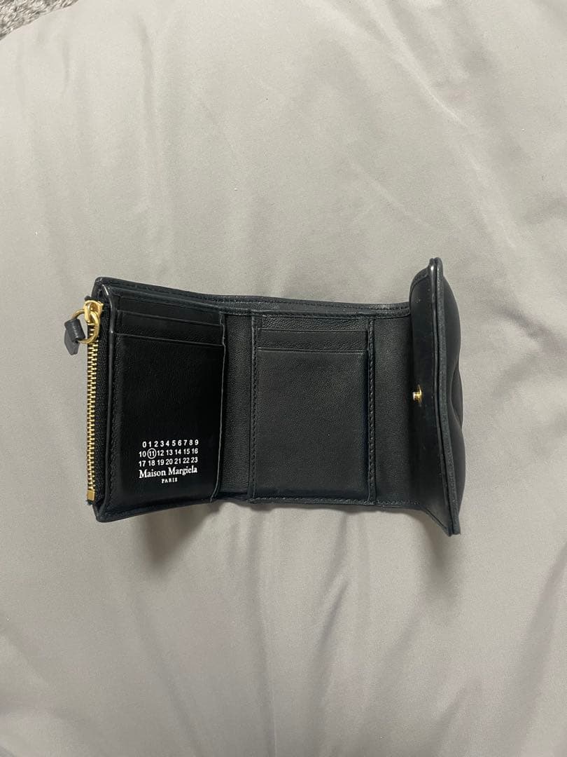 Maison Margiela 三つ折り財布 ブラック