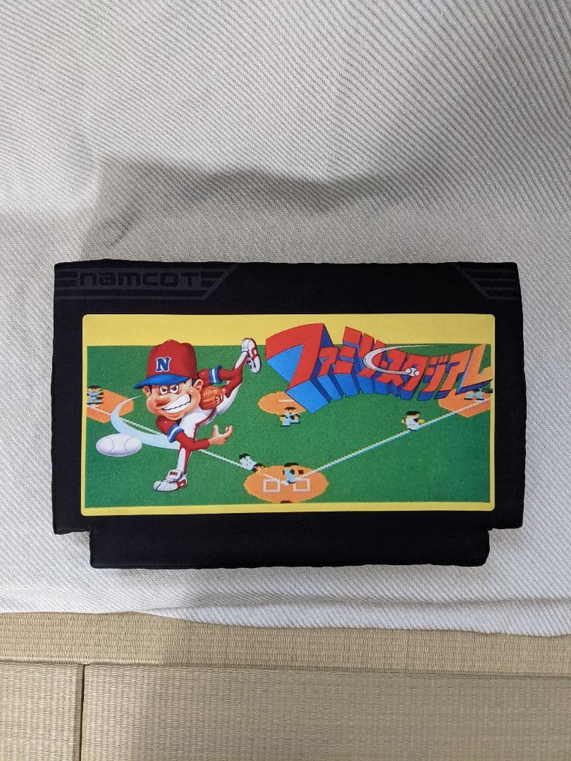 ファミスタ86　ファミリースタジアム　カセットクッション