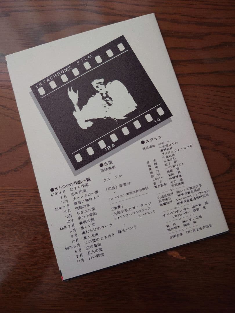 め*か様 西城秀樹さん1975年武道館コンサートパンフレット、チケット