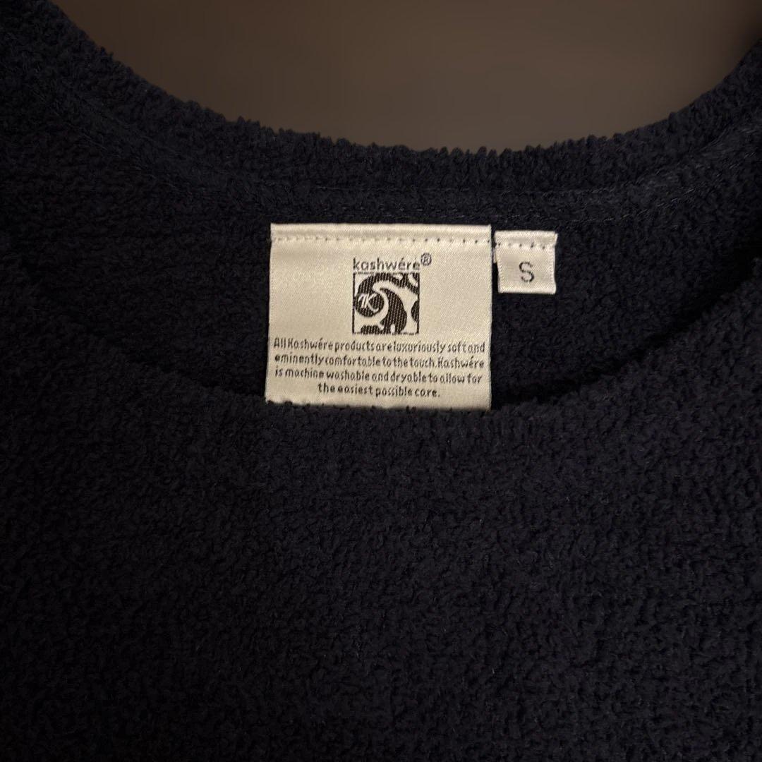 【美品】kashwére カシウエア　ロングスリーブドレス Sサイズ
