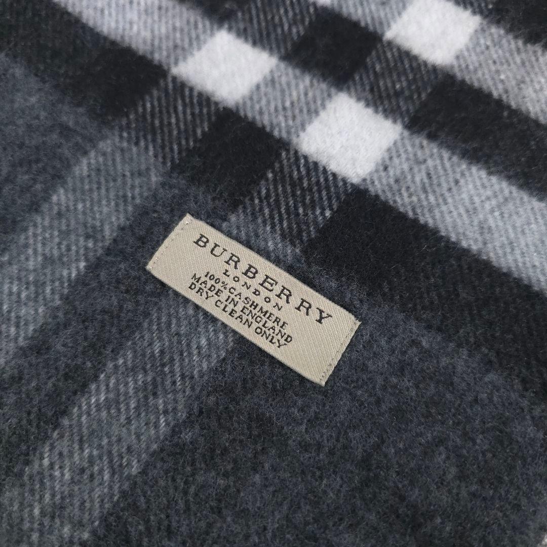 美品　BURBERRY　バーバリー　ノバチェック　カシミヤ　マフラー　100％